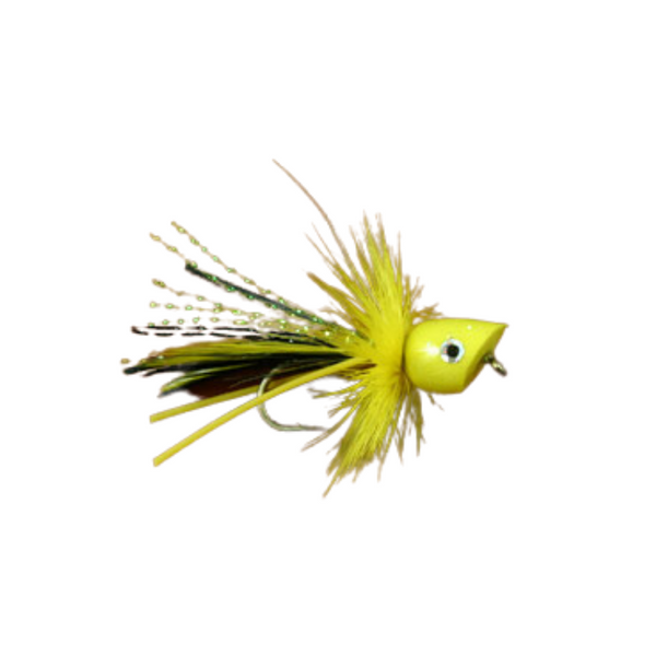 eco popper fishing lure Umpqua Micro Popper 10 / White