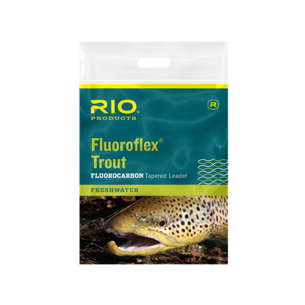 RIO Fluoroflex Trout 9' Leader (Single Pack)