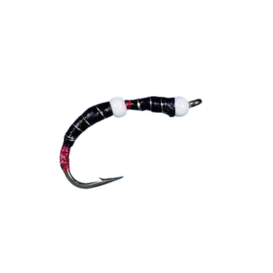 Double Dipper Chironomid - Black/Silver