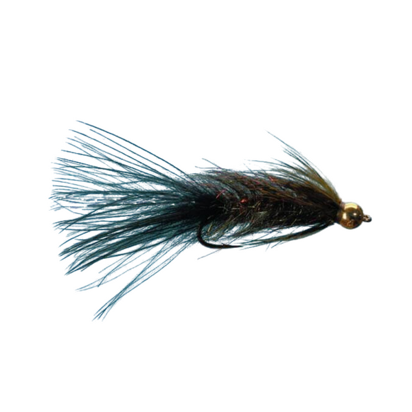 Bead Head Mini Leech - Black - Size 10