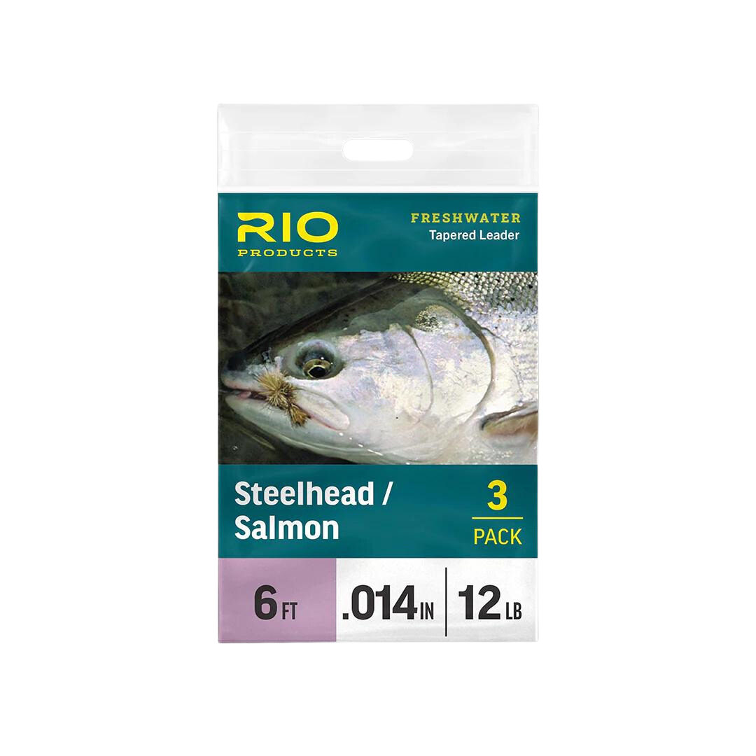 RIO Steelhead/Salmon 9' Leader (3 Pack)