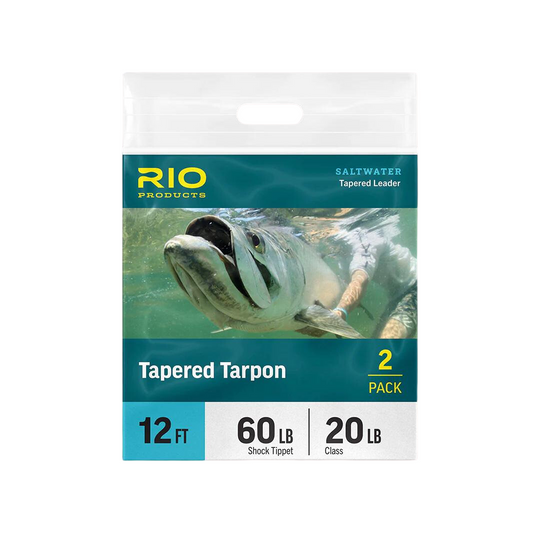RIO Tapered Tarpon 12' Leader -  2 Pack