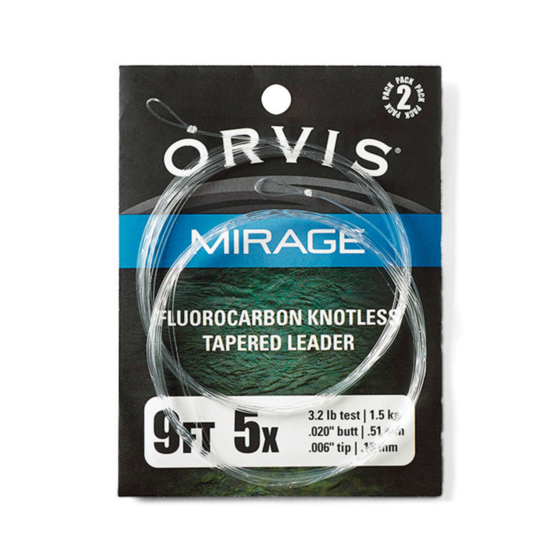Orvis Mirage Fluorocarbon 9' Leaders (2 Pack)