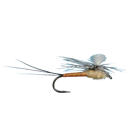 CDC Parachute Spinner - Brown Drake - Size 10