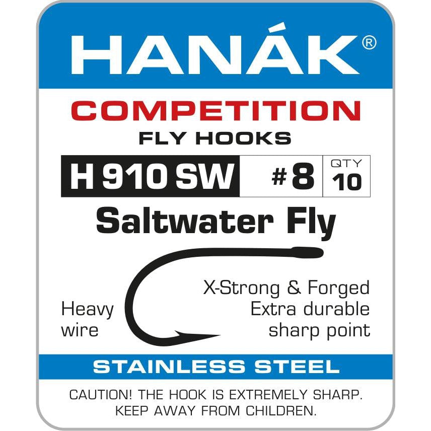 Hanak H 910 SW Saltwater Fly Hook Size 8
